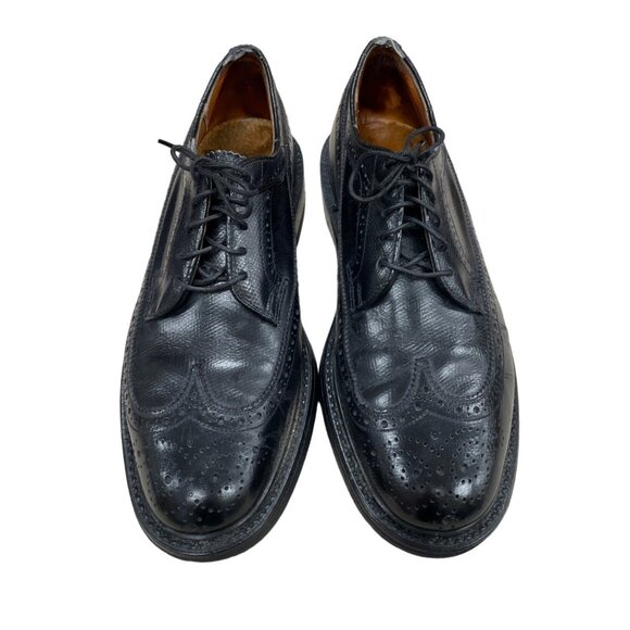 Good Year Men Black Leather Dress Shoes 6.5 SKU 1593 - Picture 1 of 5
